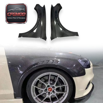 For Audi A3 S3 2013-2020 KB Style Carbon Fiber Front Fenders Fender Panels