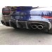 For Audi A3 S3 2013-2020 KB Style Carbon Fiber Blade Rear Lip Diffuser