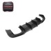 For Audi A3 S3 2013-2020 KB Style Carbon Fiber Blade Rear Lip Diffuser