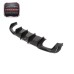 For Audi A3 S3 2013-2020 KB Style Carbon Fiber Blade Rear Lip Diffuser