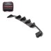 For Audi A3 S3 2013-2020 KB Style Carbon Fiber Blade Rear Lip Diffuser
