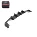 For Audi A3 S3 2013-2020 KB Style Carbon Fiber Blade Rear Lip Diffuser