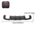 For Audi A3 S3 2013-2020 KB Style Carbon Fiber Blade Rear Lip Diffuser