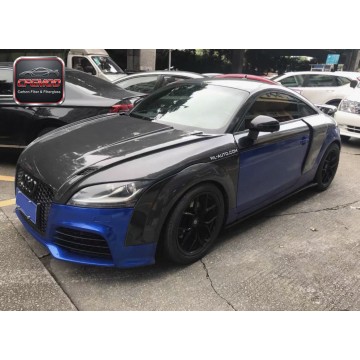 For Audi TT TTS TTRS 2007-2014 OEM Style Carbon Fiber Front Fenders