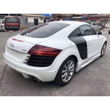 For Audi TT R8 Style Carbon Fiber Side Fender Panels Side Blade