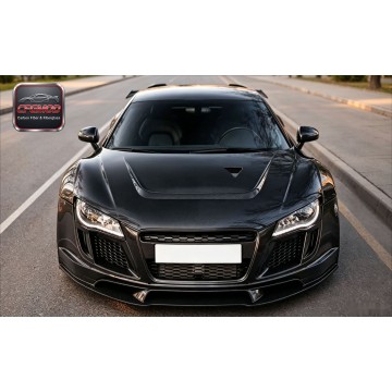 For Audi R8 2010-2015 PPI Style Carbon Fiber Front Hood Bonnet