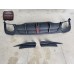 For Audi RS5 B9.5 2020+ A1 Style Carbon Fiber Rear Diffuser Lip with LED Side Splitters
