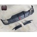 For Audi RS5 B9.5 2020+ A1 Style Carbon Fiber Rear Diffuser Lip with LED Side Splitters