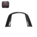 For Audi R8 2010-2015 Carbon Fiber U Shape Roof Frame Scoop Rear Window Trim
