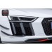 For Audi R8 2017-2022 Carbon Fiber Front Bumper Canards Adhesive Fins