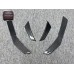 For Audi R8 2017-2022 Carbon Fiber Front Bumper Canards Adhesive Fins