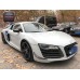 For Audi R8 2010-2015 Carbon Fiber Front Bumper Canards Adhesive Winglets Fins