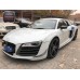 For Audi R8 2010-2015 Carbon Fiber Front Bumper Canards Adhesive Winglets Fins