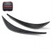 For Audi R8 2010-2015 Carbon Fiber Front Bumper Canards Adhesive Winglets Fins
