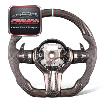 For Carbon Fiber Steering Wheel for F10/F15/F31/F40/X3/E83/X5/450i Models OLIVER Fitment