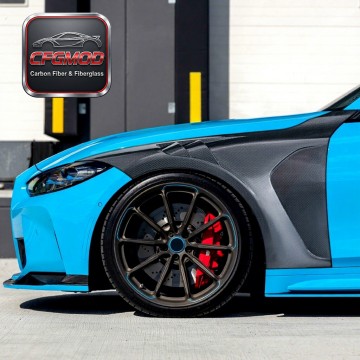 For G80 G82 M3 M4 OLIVER Carbon Fiber Fender Side Skirts Body Exterior Wing Modification