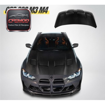 Carbon Fiber Hood for G80/G82/M3/M4/Style Body Kit with Easy Installation