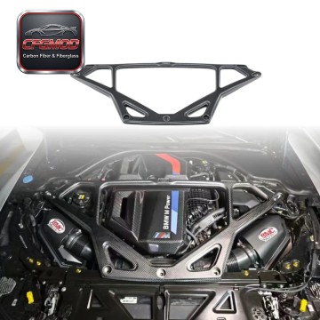 EVE Style Dry Carbon Fiber Front Engine Strut Bar Tower Brace for BMW M4 G82 Tuning Parts EVE Style Dry Carbon Fiber Front Engine Strut Bar Tower Brace for BMW M4 G82 Tuning Parts