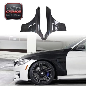 Dry Carbon Fiber Factory Style Front Wing Panels for BMW 2014-2020 M3 F80 M4 F82 Modification Accessories Dry Carbon Fiber Factory Style Front Wing Panels for BMW 2014-2020 M3 F80 M4 F82 Modification Accessories