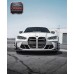 AC Style Dry Carbon Fiber Front Bumper Canards Splitters 4PCS for BMW M3 M4 G8X Tuning Parts