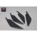 AC Style Dry Carbon Fiber Front Bumper Canards Splitters 4PCS for BMW M3 M4 G8X Tuning Parts