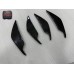 AC Style Dry Carbon Fiber Front Bumper Canards Splitters 4PCS for BMW M3 M4 G8X Tuning Parts