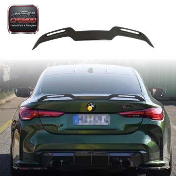 Carbon Fiber V Design Hollowed-out Rear Wing Spoiler for BMW 2020+ G22 G82 Modification Accessories Carbon Fiber V Design Hollowed-out Rear Wing Spoiler for BMW 2020+ G22 G82 Modification Accessories