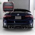 For BMW M3 M4 G80 G82 2021+ AD Style Carbon Fiber Rear Diffuser Bumper Lip