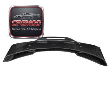 For Chevrolet Camaro 6th Gen Carbon Fiber Transformer Style Double Layer Rear Wing Spoiler