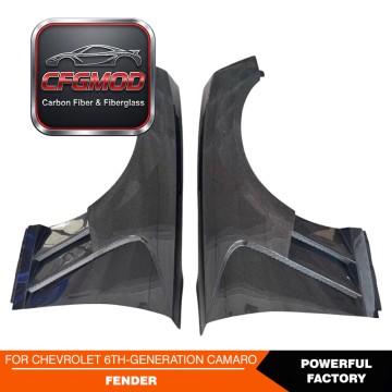 For Chevrolet Camaro 6th Gen Carbon Fiber Widebody Fender Flares Body Kit