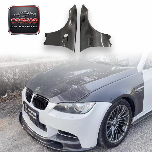 2005-2013 BMW M3 E92 E93 OEM Style Carbon Fiber Front Fenders 2005-2013 BMW M3 E92 E93 OEM Style Carbon Fiber Front Fenders