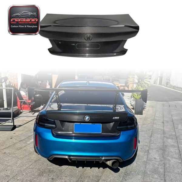 2014-2020 BMW 2 Series F22 M2 M2C F87 Carbon Fiber Ducktail Trunk Lid 2014-2020 BMW 2 Series F22 M2 M2C F87 Carbon Fiber Ducktail Trunk Lid