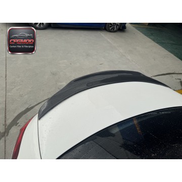 Real Carbon Fiber Rear Trunk Spoiler Wing PSM Style for Mercedes W205 C63 2015-2021 Real Carbon Fiber Rear Trunk Spoiler Wing PSM Style for Mercedes W205 C63 2015-2021