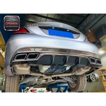 Real Carbon Fiber Rear Bumper Diffuser Lip FD Style for Mercedes W205 C63 Real Carbon Fiber Rear Bumper Diffuser Lip FD Style for Mercedes W205 C63