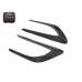 Dry Carbon Fiber Front Fender Side Air Vent Winglets for Mercedes-Benz C-Class W205