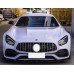 Dry Carbon Fiber P Style 3-Piece Front Lip Splitter for Mercedes AMG GT GTS 2019-2024