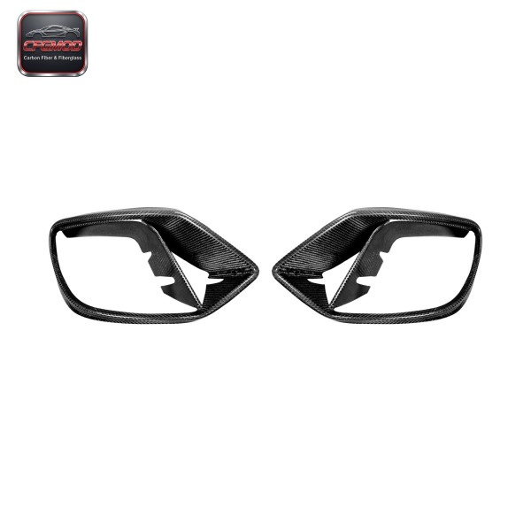 For Mercedes AMG GT50 GT53 2019 2020 Carbon Fiber Fog Light Vent Trim Aftermarket Auto Parts Car Accessories For Mercedes AMG GT50 GT53 2019 2020 Carbon Fiber Fog Light Vent Trim Aftermarket Auto Parts Car Accessories