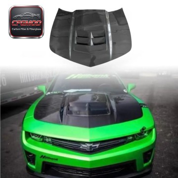 For Chevrolet Camaro 2010-2015 ZL1 Style Carbon Fiber Hood Bonnet Engine Cover For Chevrolet Camaro 2010-2015 ZL1 Style Carbon Fiber Hood Bonnet Engine Cover