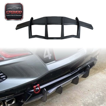 Dry Carbon Fiber Rear Bumper Diffuser Blade Fins for Chevrolet Corvette C8 Z51 2020+ Dry Carbon Fiber Rear Bumper Diffuser Blade Fins for Chevrolet Corvette C8 Z51 2020+