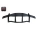 Dry Carbon Fiber Rear Bumper Diffuser Blade Fins for Chevrolet Corvette C8 Z51 2020+