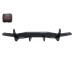 Dry Carbon Fiber Rear Bumper Diffuser Blade Fins for Chevrolet Corvette C8 Z51 2020+