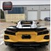 For Chevrolet Corvette C8 2020+ Carbon Fiber Rear Ducktail Spoiler Rear Wing Trunk Lip