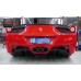 Dry Carbon Fiber V Style Rear Wing Spoiler for Ferrari 458 Italia Spider