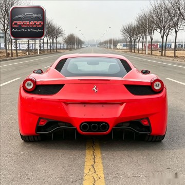 For Ferrari 458 V Style Carbon Fiber Rear Taillight Covers Tail Light Trim For Ferrari 458 V Style Carbon Fiber Rear Taillight Covers Tail Light Trim