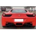 For Ferrari 458 V Style Carbon Fiber Rear Taillight Covers Tail Light Trim