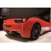 For Ferrari 458 V Style Carbon Fiber Rear Taillight Covers Tail Light Trim