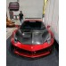 For Ferrari 458 LB Style Wide Body Kit Front Rear Bumper Side Skirts Hood Rear Wing Fender Flares