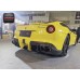 For Ferrari F12 Berlinetta 2012-2017 DMC Style Carbon Fiber Rear Bumper Splitter Lip