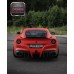 For Ferrari F12 Berlinetta 2012-2017 DMC Style Carbon Fiber Trunk Spoiler Rear Lip