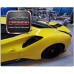 For Ferrari 488 Carbon Fiber Rear Side Air Intake Vents Side Air Vent Trim Panels